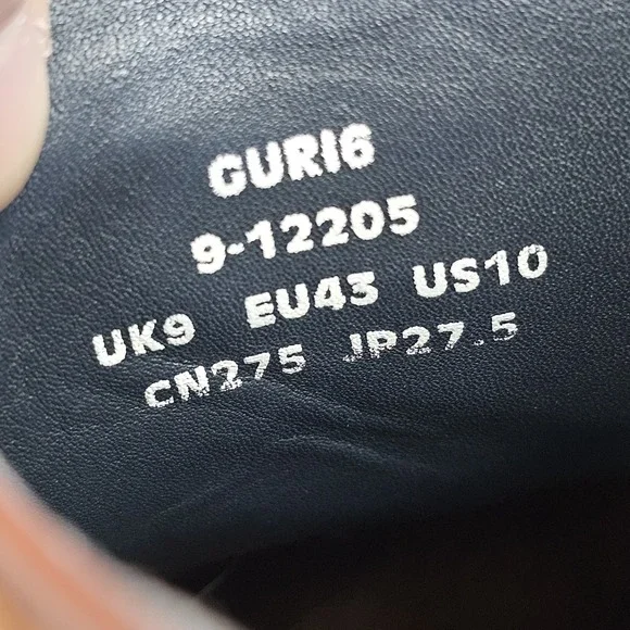 Ted Baker London Guri Mens Sz 10 Suede Wingtip Brogue Oxford Shoes Brown - Picture 11 of 11